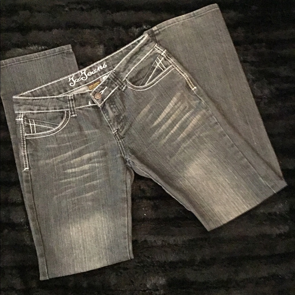 JZ JEANS DARK WASH /LOW RISE DENIM
